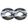 RFX Sport Griffscheiben (X Blau/Gelb) Paar  KTM / 250 EXC SIX DAYS / 250 EXC / 2015 / OFFROAD / ENDURO , 1111061002