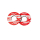 RFX Sport Griffscheiben (X Rot) Paar  KTM / 250 EXC SIX DAYS / 250 EXC / 2016 / OFFROAD / ENDURO , 1111061004