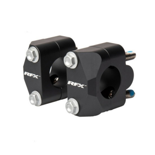 RFX Race Riser 22,2 mm>28,6 mm (Schwarz) Universelle Umrüstung auf Oversize-Lenker  KTM / 300 EXC TPI / 300 EXC / 2018 / OFFROAD / ENDURO , 1110716001