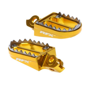 RFX Pro Series Shark Teeth Fußrasten - gelb  KTM / 300 EXC SIX DAYS / 300 EXC / 2004 / OFFROAD / ENDURO , 1110574002