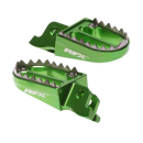 RFX Pro Series Shark Teeth Fußrasten - grün...