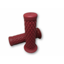 SHIN YO Custom Diamond Style Lenkergriffe Dunkelrot 1...