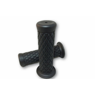 SHIN YO Custom Diamond Style Lenkergriffe Schwarz 1 Zoll (Paar)   , 1138934006