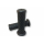 SHIN YO Custom Diamond Style Lenkergriffe Schwarz 1 Zoll (Paar)   , 1138934006