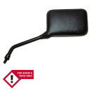 SHIN YO Lenkerspiegel Schwarz Rechteckig, Links (1Stck.)...