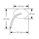 SHIN YO Lenkerspiegel Enduro Schwarz Links (1Stck.)   ,...