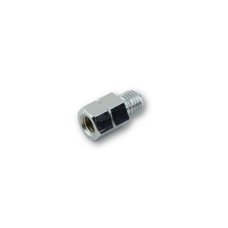 SHIN YO Spiegeladapter Loch M8 re. auf Bolzen M10 li. verchromt   , 1141874