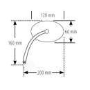 SHIN YO Spiegel Agila Chrom Universal, Links (1Stck.)   , 1108531001