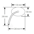 SHIN YO Lenkerspiegel gekröpft (1Stck.)   , 1146927