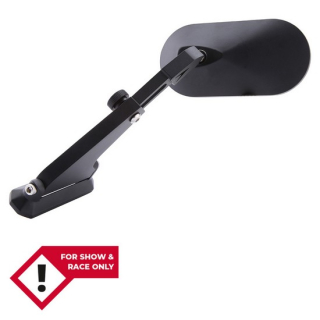 SHIN YO Verkleidungsspiegel Aluminium Schwarz (Paar)   , 1107839