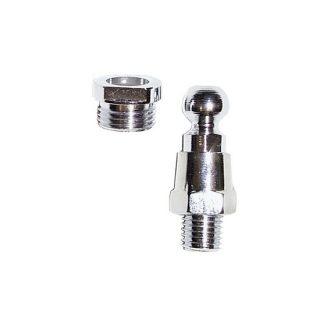SHIN YO Spiegeladapter Mit Kugel, M 10 Linksgewinde Chrom   , 1141871