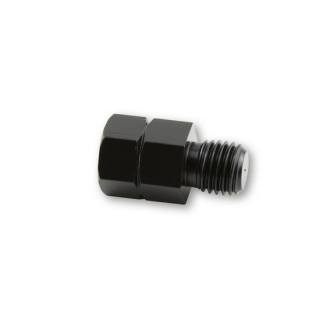 SHIN YO Spiegeladapter Loch M10 Rechts auf Bolzen M10 Links Schwarz   , 1140545