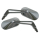 SHIN YO Spiegel Chrom Oval, Aluminium (Paar)   , 1108533002