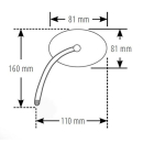 SHIN YO Spiegel Chrom Mini, Rund (1Stck.)   , 1108526002