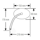 SHIN YO Spiegel Virago Chrom (1Stck.)   , 1139037001