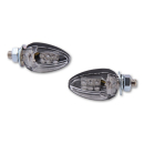 SHIN YO Drop LED Blinker Gehäuse Schwarz / Linse...