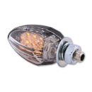 SHIN YO Drop LED Blinker Gehäuse Schwarz / Linse Klar (Paar), Vorn & Hinten   , 1107542