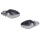 SHIN YO Drop LED Blinker Gehäuse Schwarz / Linse Klar (Paar), Vorn & Hinten   , 1107542