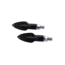 SHIN YO Vinci LED Blinker Gehäuse Schwarz / Linse...