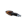 SHIN YO Vinci LED Blinker Gehäuse Schwarz / Linse Rauchgrau (Paar), Vorn & Hinten   , 1107495