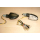 SHIN YO Arrow LED Blinker Gehäuse Schwarz / Linse Klar (Paar), Vorn & Hinten   , 1107508