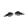 SHIN YO Arrow LED Blinker Gehäuse Schwarz / Linse Klar (Paar), Vorn & Hinten   , 1107508