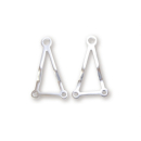 SHIN YO Lampenhalter Aluminium, Filigran poliert   , 1107589
