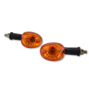 SHIN YO Oval Glühlampen Blinker Gehäuse Schwarz...