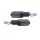 SHIN YO Namiko-TS LED 2in1 Blinker-Positionsleuchten-Kombination Gehäuse Schwarz / Linse Rauchgrau (Paar), Vorn   , 1140765