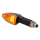SHIN YO Arrow Glühlampen Mini Indicator Gehäuse  Schwarz / Linse Orange (Paar), Vorn & Hinten   , 1108449002