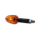 SHIN YO Little Duke Glühlampen Blinker Gehäuse Schwarz / Linse Orange (Paar), Vorn & Hinten   , 1107494