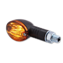 SHIN YO Micro Glühlampen Mini Indicator Gehäuse  Schwarz / Linse Rauchgrau-Orange (Paar), Vorn & Hinten   , 1108450001