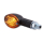 SHIN YO Micro Glühlampen Mini Indicator Gehäuse  Schwarz / Linse Rauchgrau-Orange (Paar), Vorn & Hinten   , 1108450001