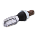SHIN YO Spark LED Indicator Gehäuse  Carbon / Linse Klar (Paar), Vorn & Hinten   , 1108460002