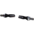 SHIN YO Spark LED 3in1 Blinker-Rücklicht-Kombination Gehäuse Schwarz / Linse Rauchgrau (Paar), Hinten   , 1107722