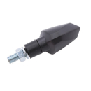 SHIN YO Shield-TS LED Blinker Gehäuse Schwarz / Linse Klar (Paar), Vorn & Hinten   , 1130524