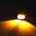 SHIN YO Shield-TS LED Blinker Gehäuse Schwarz / Linse Klar (Paar), Vorn & Hinten   , 1130524