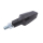 SHIN YO Shield-TS LED Blinker Gehäuse Schwarz / Linse Klar (Paar), Vorn & Hinten   , 1130524