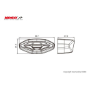 KOSO LED-Ruecklicht GT-04 (rauch Glas) E-geprüft   ,...