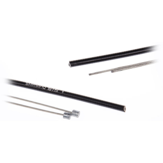 Deal SHIMANO Schaltzug-Set Road Stahl, Stahl, 2x 2.100 mm, SIS-SP40, 1.700 mm, Schwarz, 1 Set Y-60098501