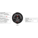 Koso D48 TNT-05 Drehzahlmesser universal 12.000 RPM silberfarbener ring   , BA086102