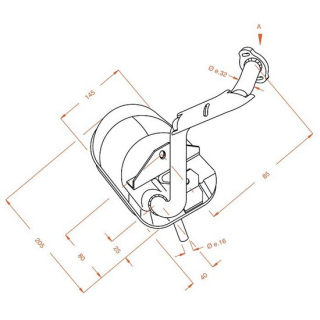 Auspuff SITO VESPA PK 50-XL-RUSH-HP-N , 0230  KTM / 350 SX-F / 350 SX-F / 2019 / OFFROAD / MX , 0230