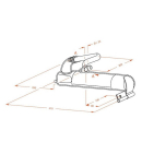 Auspuff SITO VESPA 125 ET3 MOD. 50/90 , 0238  HUSQVARNA /...