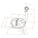 Auspuff SITO PIAGGIO APE TM 703 , 0245  GAS GAS / MC 450...