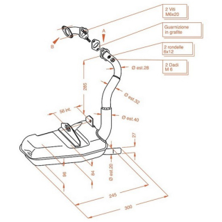 Auspuff SITOPLUS VESPA PK 125 - XL , 0251  GAS GAS / MC 250 F FACTORY EDITION / MC 250 F / 2023 / OFFROAD / MX , 0251