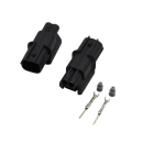 Wasserdichter 2er Stecker | männlich | schwarz ,...