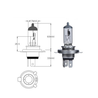 Hauptscheinwerferlampe | 12V | 35/35W | HS1 , 039016  HUSQVARNA / TE 250 / TE 250 / 2027 / OFFROAD / ENDURO , 039016