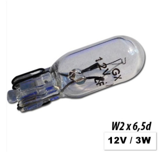 Glassockellampe | T7 | 12V | 3W | W2,1x6,5d , 039101  KTM / 350 EXC-F SIX DAYS / 350 EXC-F / 2017 / OFFROAD / ENDURO , 039101
