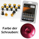 Windschutzscheiben Schrauben Set M5, eloxiert rot ,...