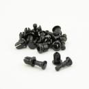 Spreizschrauben | PVC | 7,5mm | Schwarz | 10 Stck  ,...